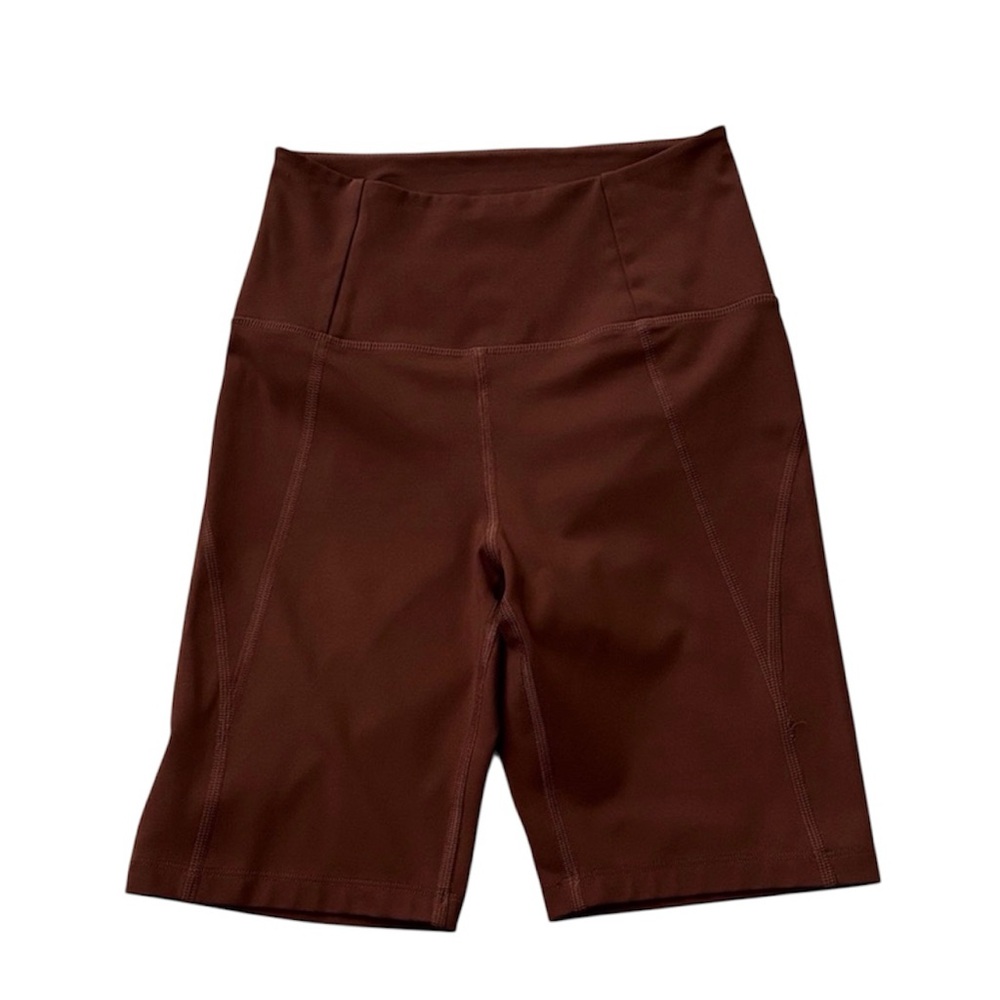 Girlfriend Collective Brown Biker Shorts Size XS